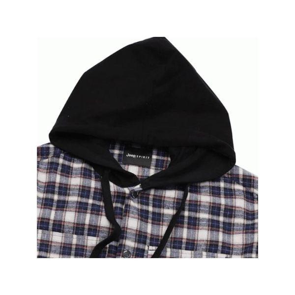 JEEP 男女兼用 パッチポケット 刺繍 チェックシャツ フード付きチェックシャツ 12 JN3SHU121 12_P412557517 7,197円