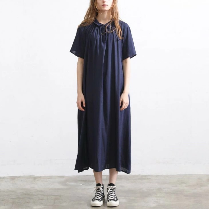 KELEN (ケレン) FLARE SLEEVE DRESS ETIKA (black)