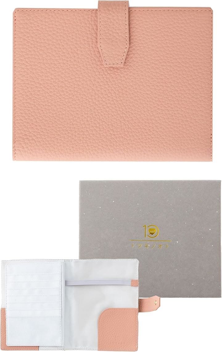 母子手帳ケース お薬手帳ケース 思い出を美しく残す本革のトツキノオト(産声いろ)その他