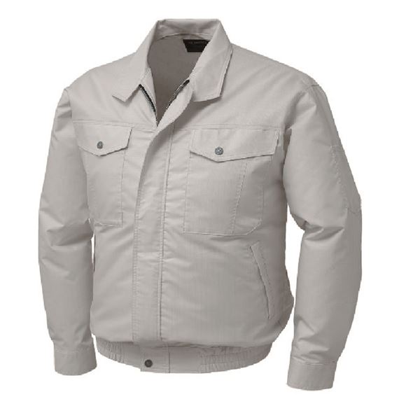 綿/ポリ混紡 制電空調服 [色：SI XL] 消臭 服のみ