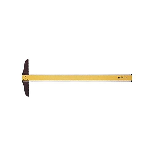 ウチダ T型定規 透明両縁 60cm 1-806-2060