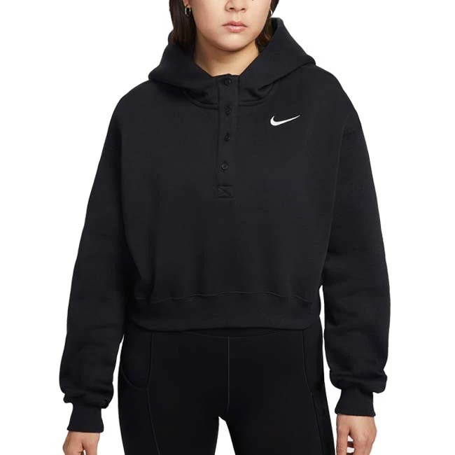 ナイキ(NIKE) 2026 SP レディース フェニックス フリース オーバーサイズドクロップドパーカー IF0259-010ブラック×セイル 7,073円