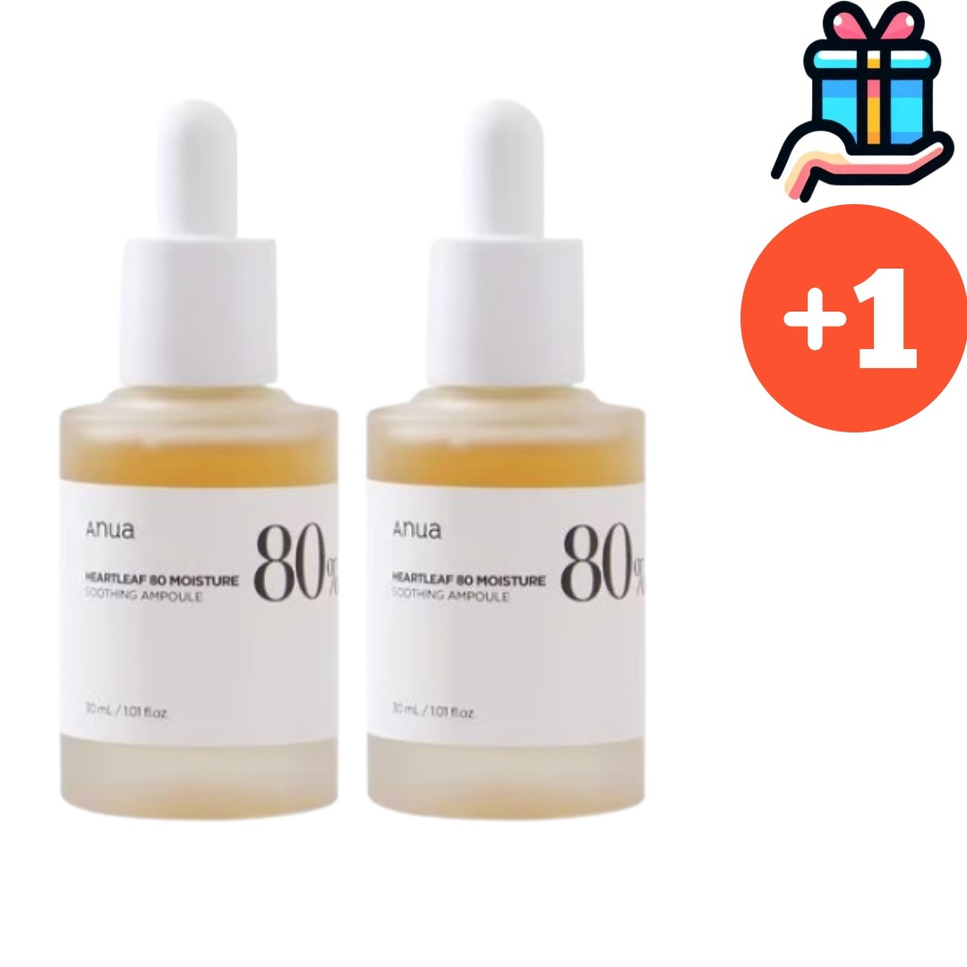 [大容量 企画セット1+1] ドクダミ80水分鎮静アンプル 30ml+30ml 計60ml 国内人気 敏感肌 敏感ニキビ性肌 鎮静ケア 刺激 スキンケアセット 水分供給 韓国コスメ