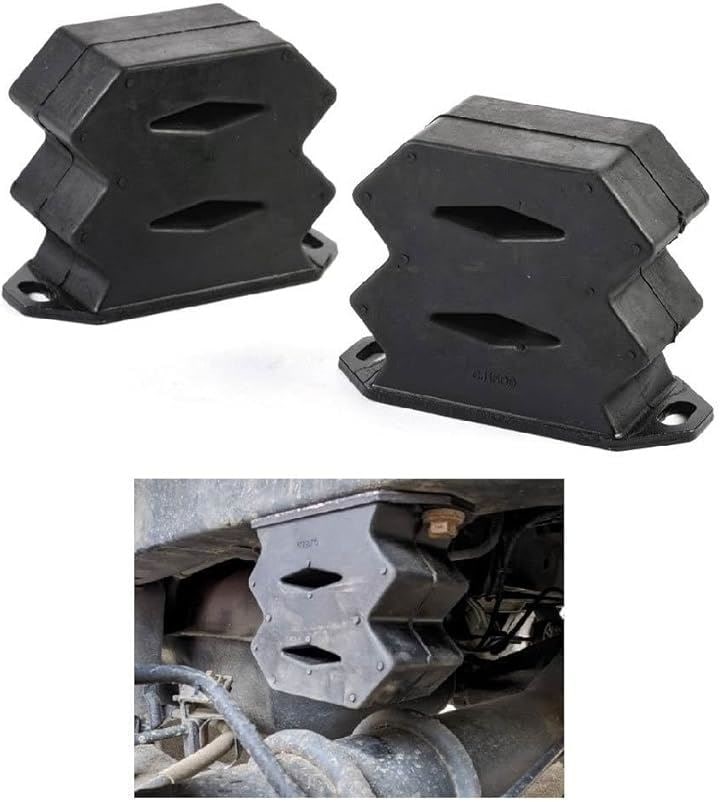 トヨタ ハイエース 200系 ランドクルーザー キャラバン NV350 E25/E26 等 ソフトバンプラバー 8の字形状 純正交換 ボルトオン 過重 衝撃 吸収 耐久性 向上 クッション