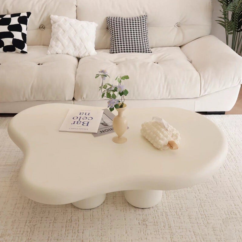 ダイニング テーブル 韓国風 広々 天板 おしゃれ かわいい インテリア コーヒーテーブル 白 ホワイト 黒 ブラック カフェ リビング