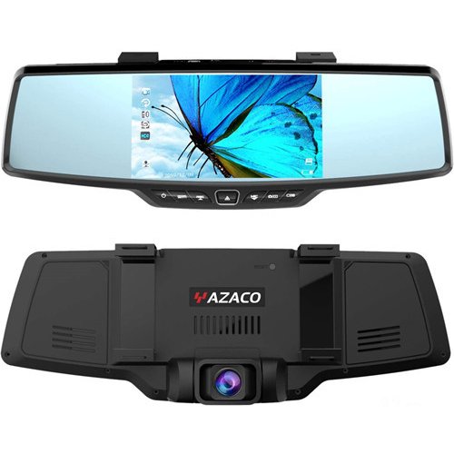 ドライブレコーダー YAZACO ミラー 前後カメラ 独自な技術 自動的に駐車モードに切り替えセンタ