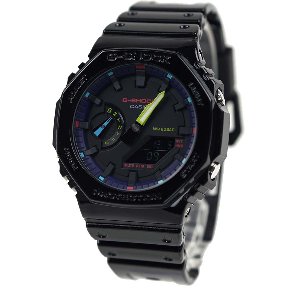 カシオ Gショック CASIO G-SHOCK ジーショック 腕時計 メンズ ブラック GA-2100RGB-1A