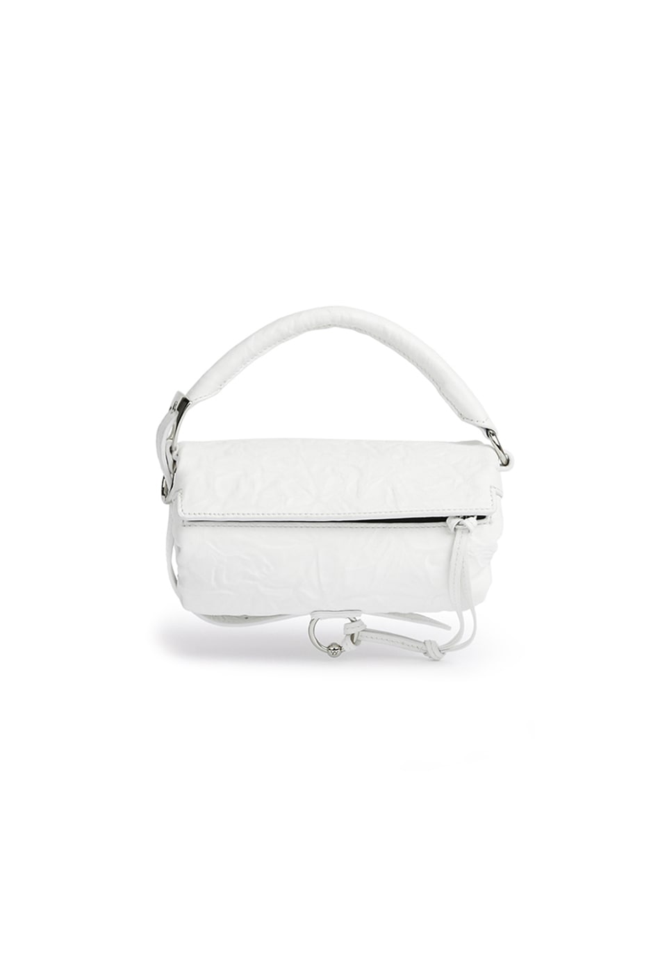 【OPEN Yy】 YY CRINKLE PILLOW HANDLE MINI : WHITE