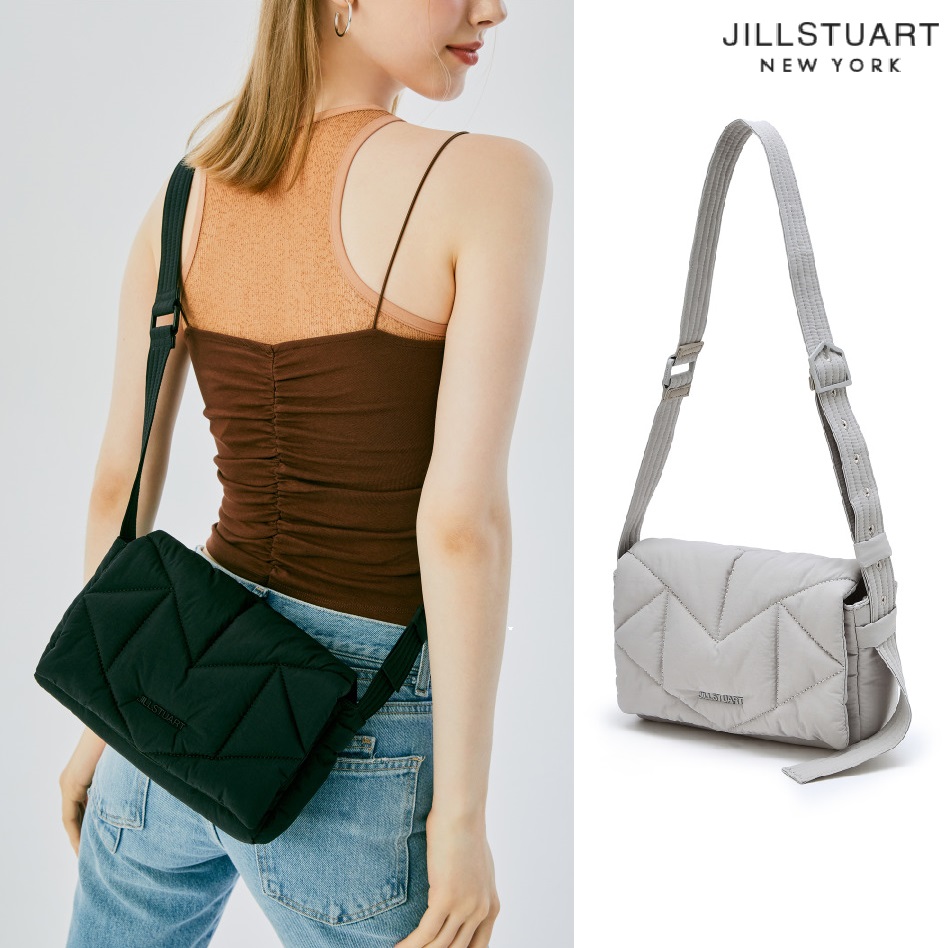 [23FW][ROSELLA] Rosella Pudding Black Quilted Shoulder and Crossbody Bag 2色 韓国人気 韓国ファッション 女性 大学生