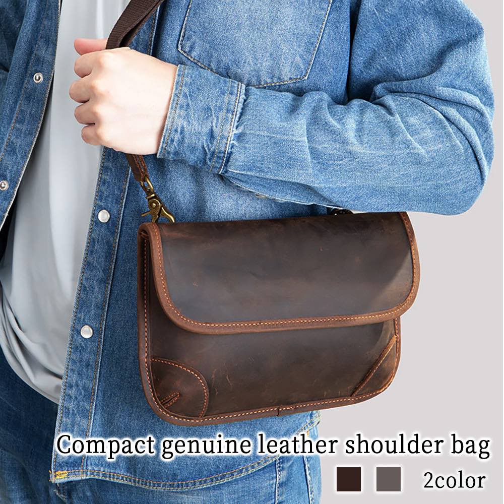 ショルダーバッグ メンズ コンパクト本革ショルダーバッグ バッグインバッグ おしゃれ 黒 2WAY レザー 30代 鞄 多収納 ブランド 斜めがけ 大人 大きめ 秋 50代 トートバッグ 春 本革 ナ