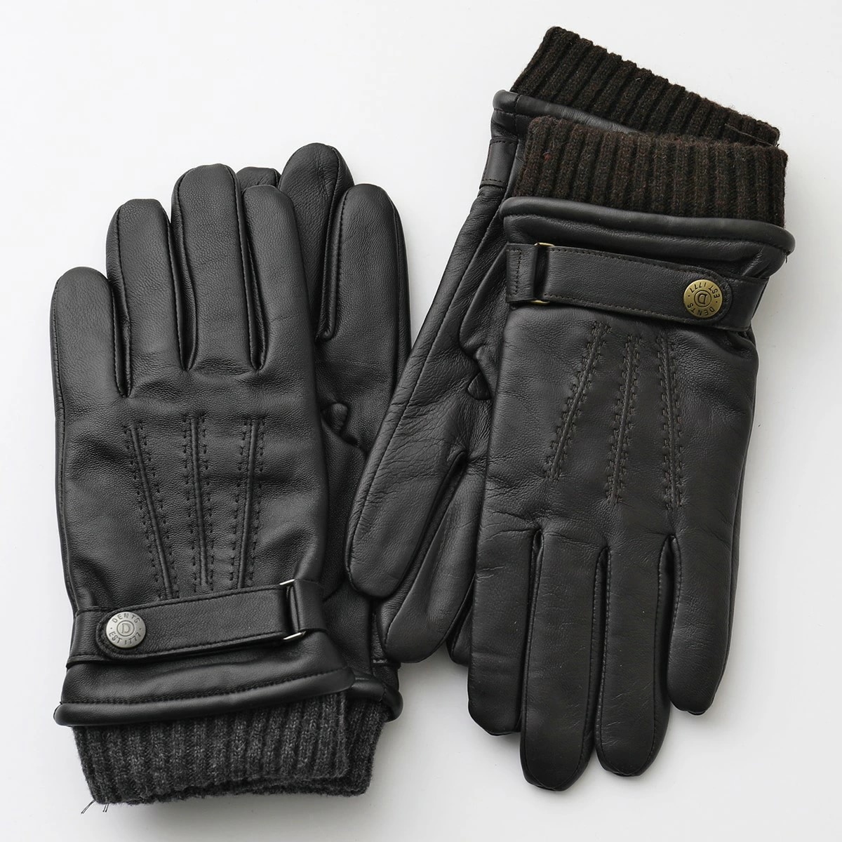 DENTS デンツ 5-9204 Henley カラー2色 レザー グローブ ウール 手袋 手ぶくろ アームウェア タッチパネル対応 メンズ