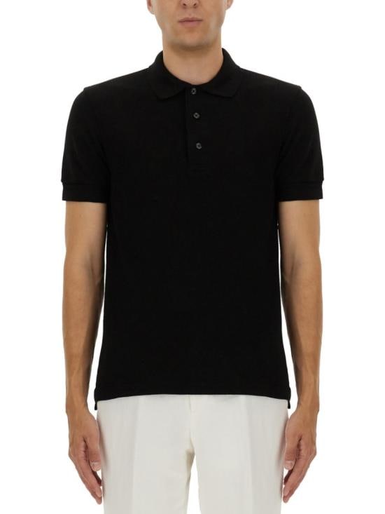TOMFORD Men Polo Shirts JPS011 JMT013LB999 Black