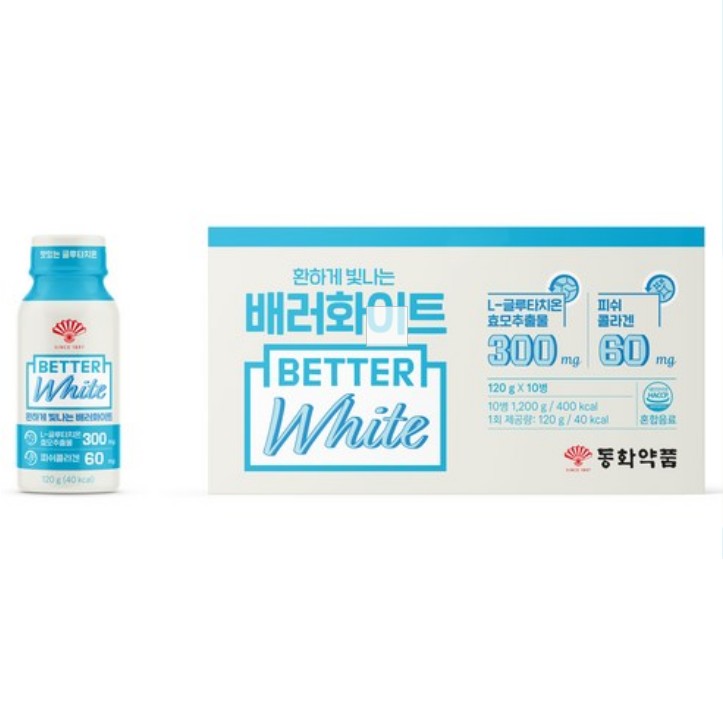 明るく輝くバラホワイトグルタチオン飲料 120ml x 10EA 美白サプリビタミンCサプリ