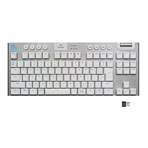 色：ホワイト Logicool G PRO ゲーミングキーボード G913-TKL-TCWH テンキ