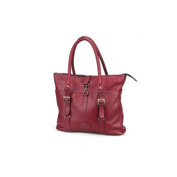 Claire Chase Ladies Computer Tote Bag Color: Red 並行輸入品