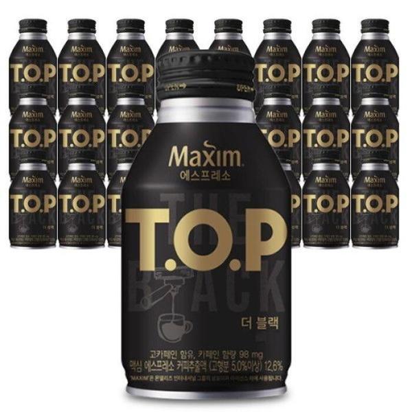 東西食品 マキシム ティーオーピー ザブラック 缶コーヒー 275mlX24缶