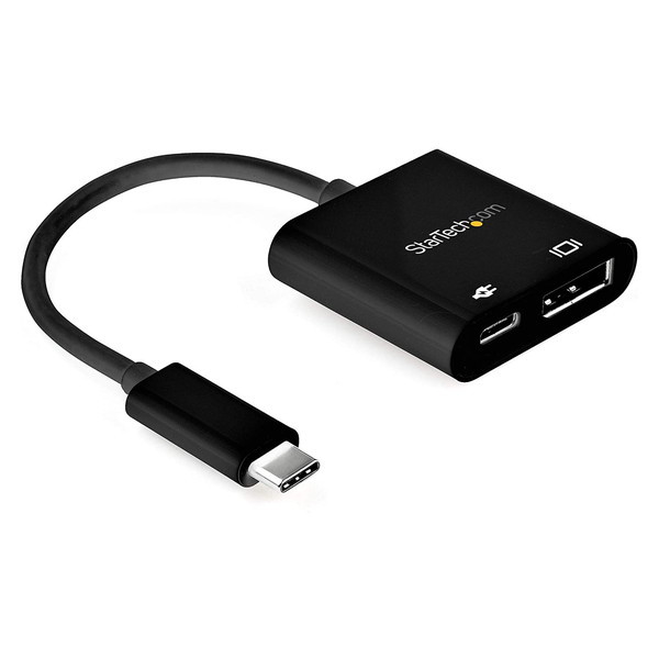 StarTech CDP2DP14UCPB ブラック [USB Type-C-DisplayPort アダプタ PD対応 8K/30Hz]