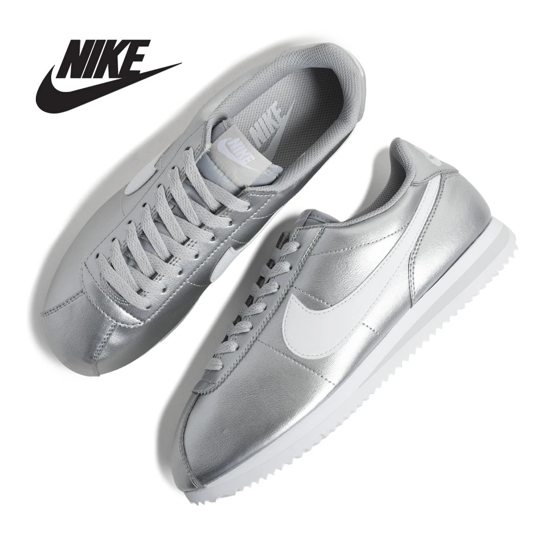 NIKE ナイキ ウィメンズ コルテッツ スニーカー WOMEN’S CORTEZ METALLIC SILVER ( メタリック シルバー レディース IR0042-001 ) 10,423円