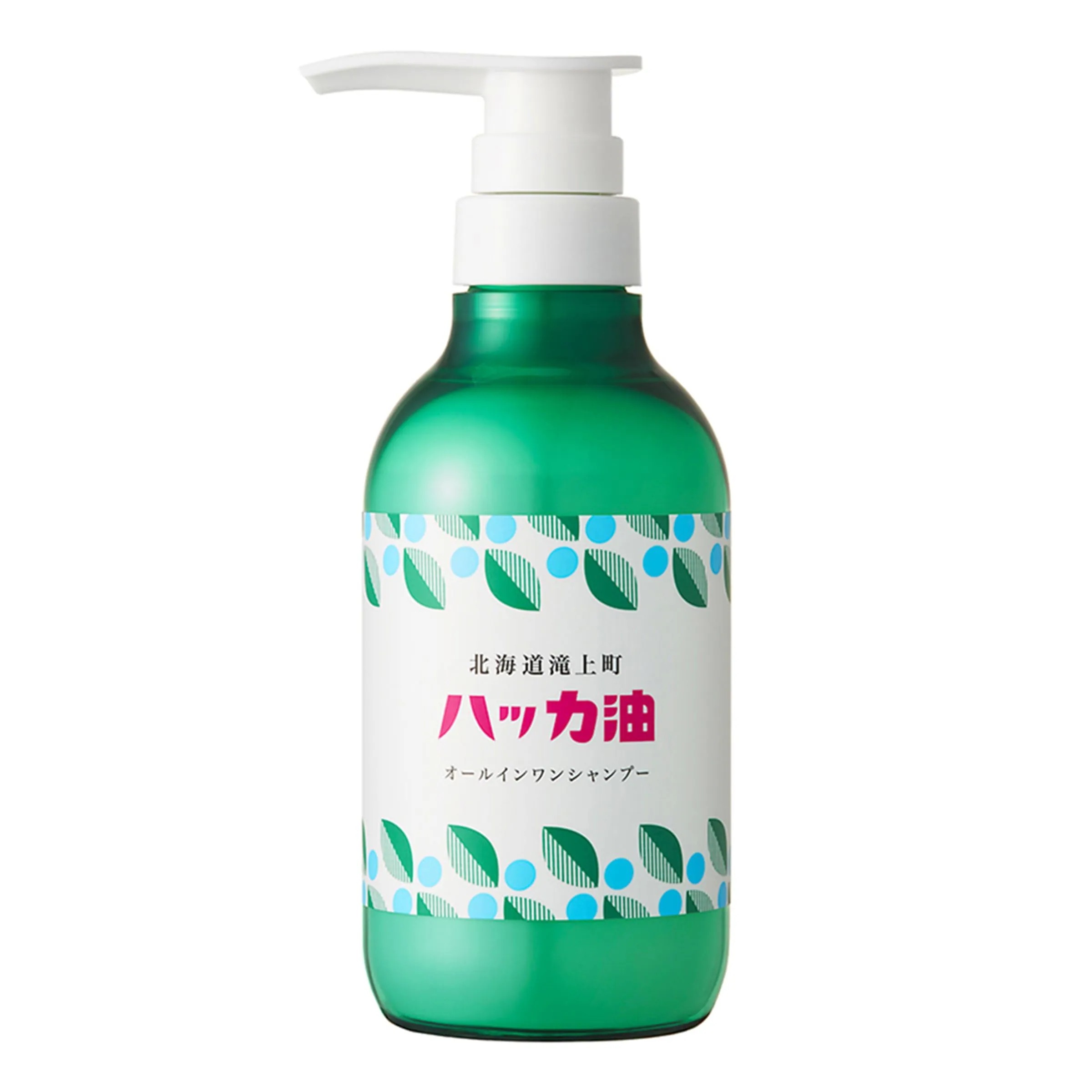 北海道ハッカ油 オールインワンシャンプー(365mL)国産 日本製 自然由来 アミノ酸 ノンシリコンシャンプー オーガニックアルガンオイル配合 弱酸性 頭皮ケア 速乾 アロマ 二重密閉