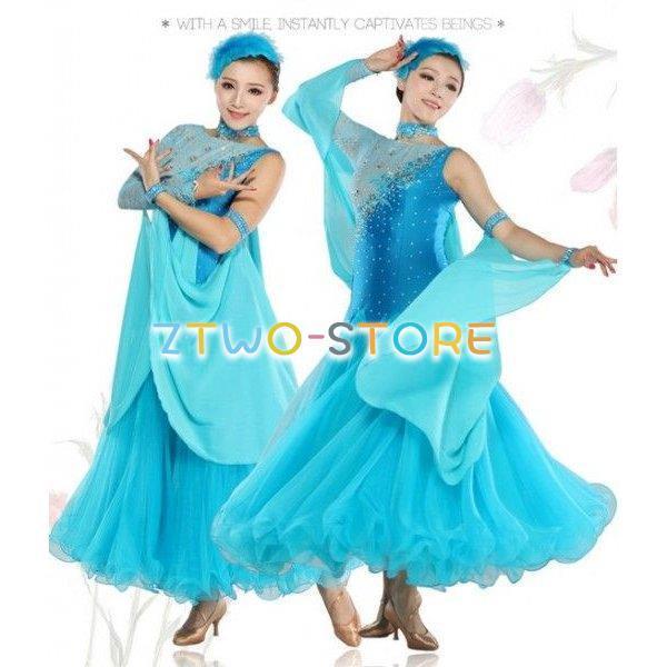 新しい子供用ダンスウェア 社交ダンスドレス スタンダードドレス 社交ダンススカート 競技着 豪華モダンなスカートDM014HZ3Z3/代引不可 2枚購入で2859円OFF