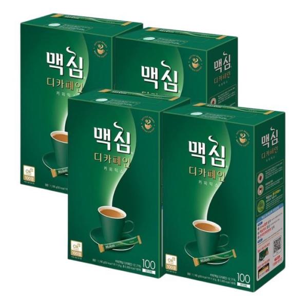 東西食品 マキシム デカフェイン コーヒーミックス スティック型 100入り 4個