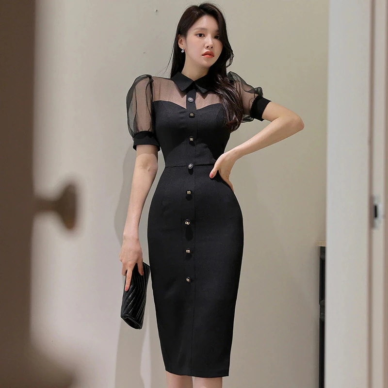 「LINGQIAO」【無.料】【新入荷·韓系·上品】【急速出荷！】イブニングドレス パーティードレス セクシー スリット ワンピース 二次会 結婚式 成人式 お呼ばれ 披露宴 57