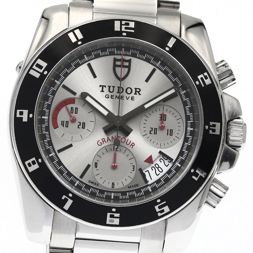 ベルト訳あり チュードル TUDOR 20350 グランツアー クロノ 自動巻き メンズ _891563【中古】