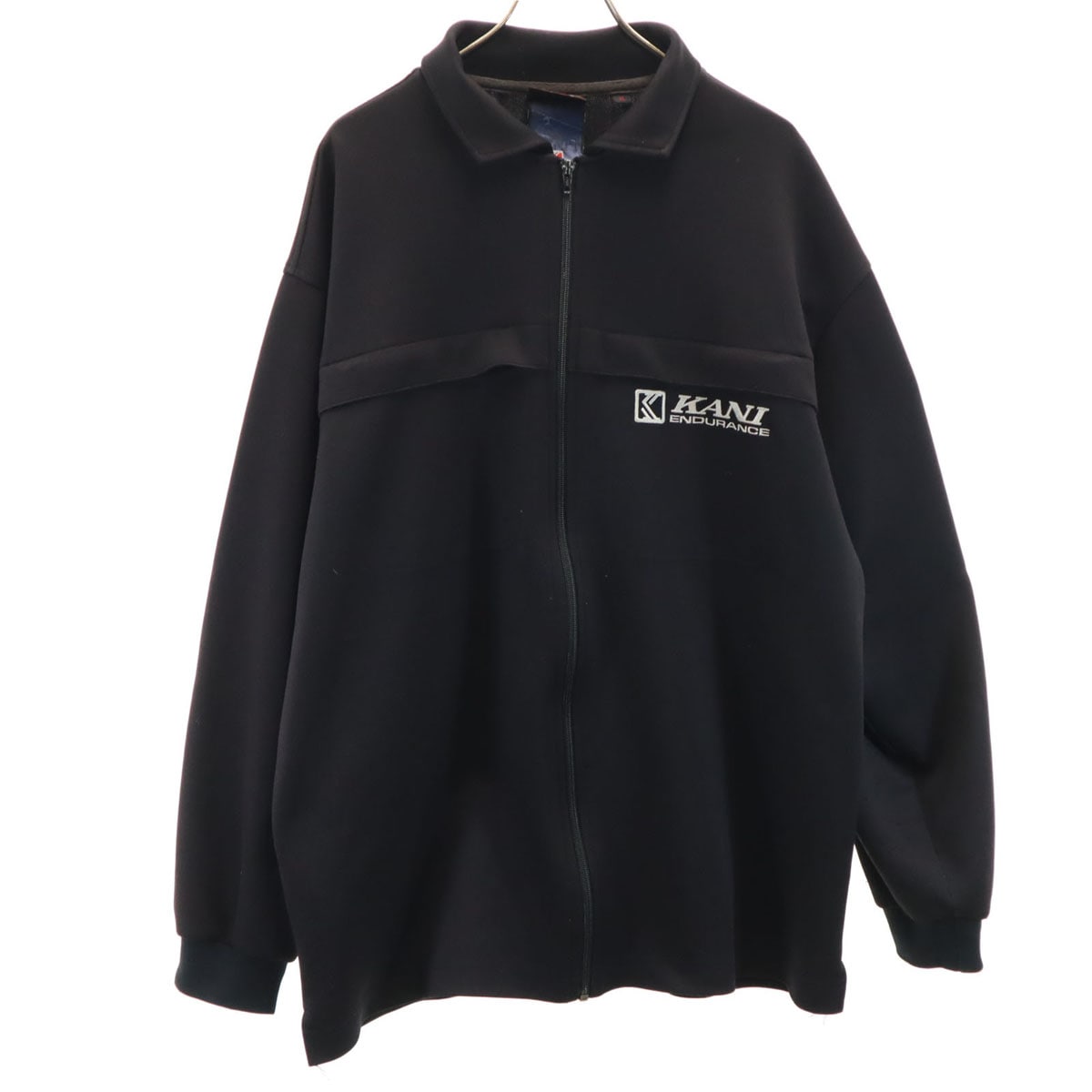 ジップジャケット XL 黒 メンズ 古着