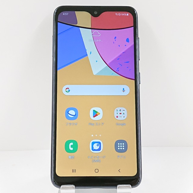 Galaxy A21 シンプル SCV49 au ブラック 送料無料 本体 c12499 【中古】