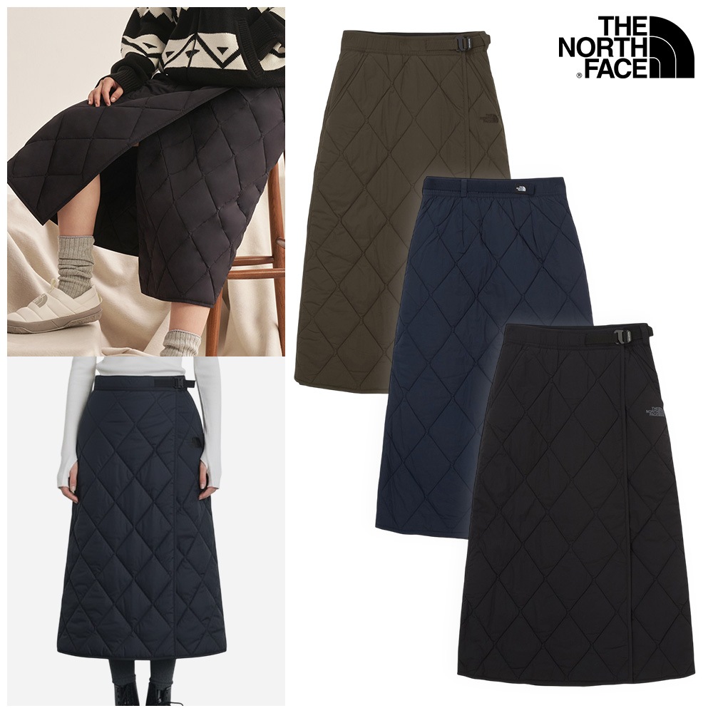 送料無料 THE NORTH FACE WS COVE V SKIRT ザノースフェイス 韓国正規品 BLACK NAVY BROWN NK6NR86 パディング スカート ブランケット 2WAY 16,863円