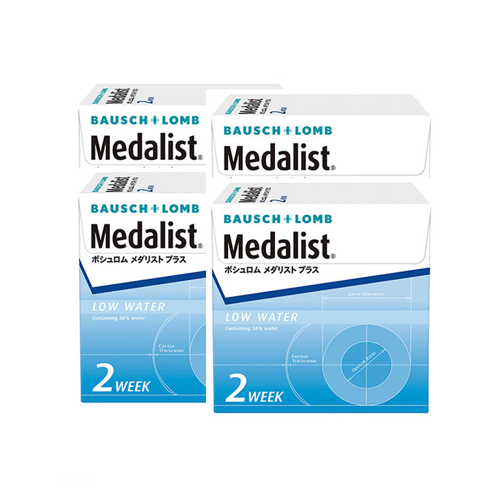 メダリストプラス 2week 6枚 (4箱) メーカー正規品 使用期限3年前後 4,412円