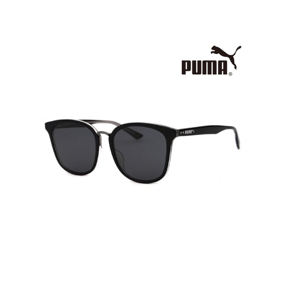 プーマ PU0154SK 001 スクエアホーン縁付きコンビアジアンフィットサングラス