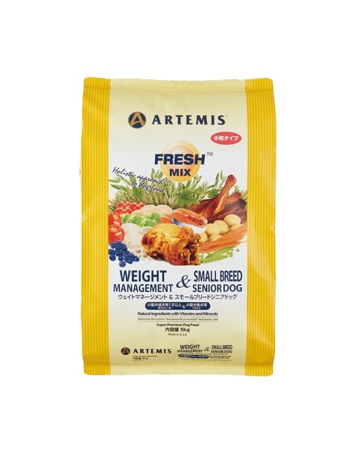 フレッシュミックス　【ウエイトマネージメント＆スモールシニアドッグ　6kg】　アーテミス 8,026円