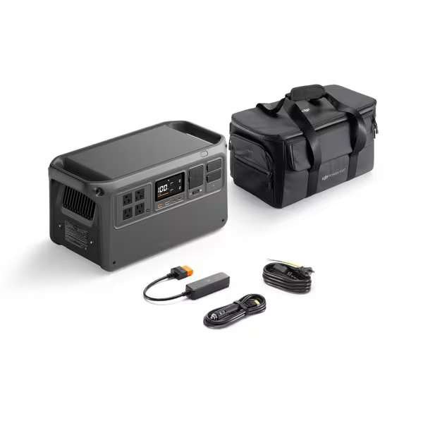 DJI JAPAN DY0042(1000V2コンボ) ポータブル電源 1024Wh AC出力コンセント4口 USB-C出力搭載 DY00421000V2コンボ