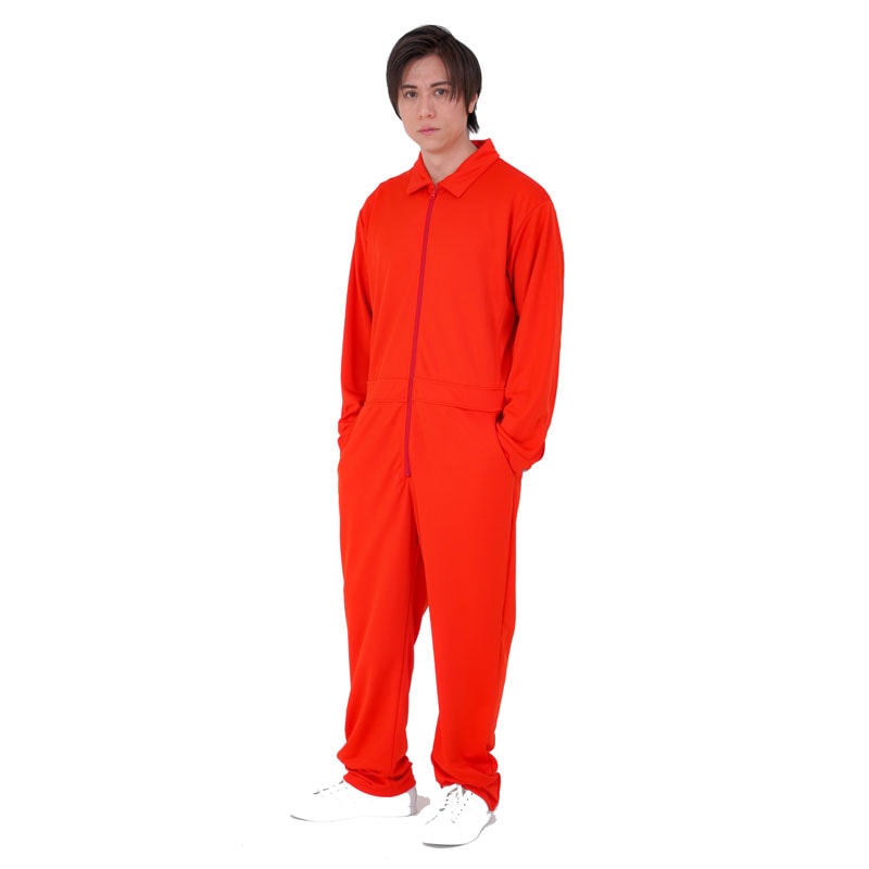 つなぎ メンズ オールインワン オーバーオール 作業着 ジャージ カラフル イベント ダンス 部活 チーム ウェア ストレッチ 推し活