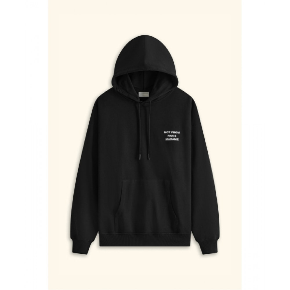 DROLE DE MONSIEUR スローガンフーディールフーディースローガン D0THS26001BKX