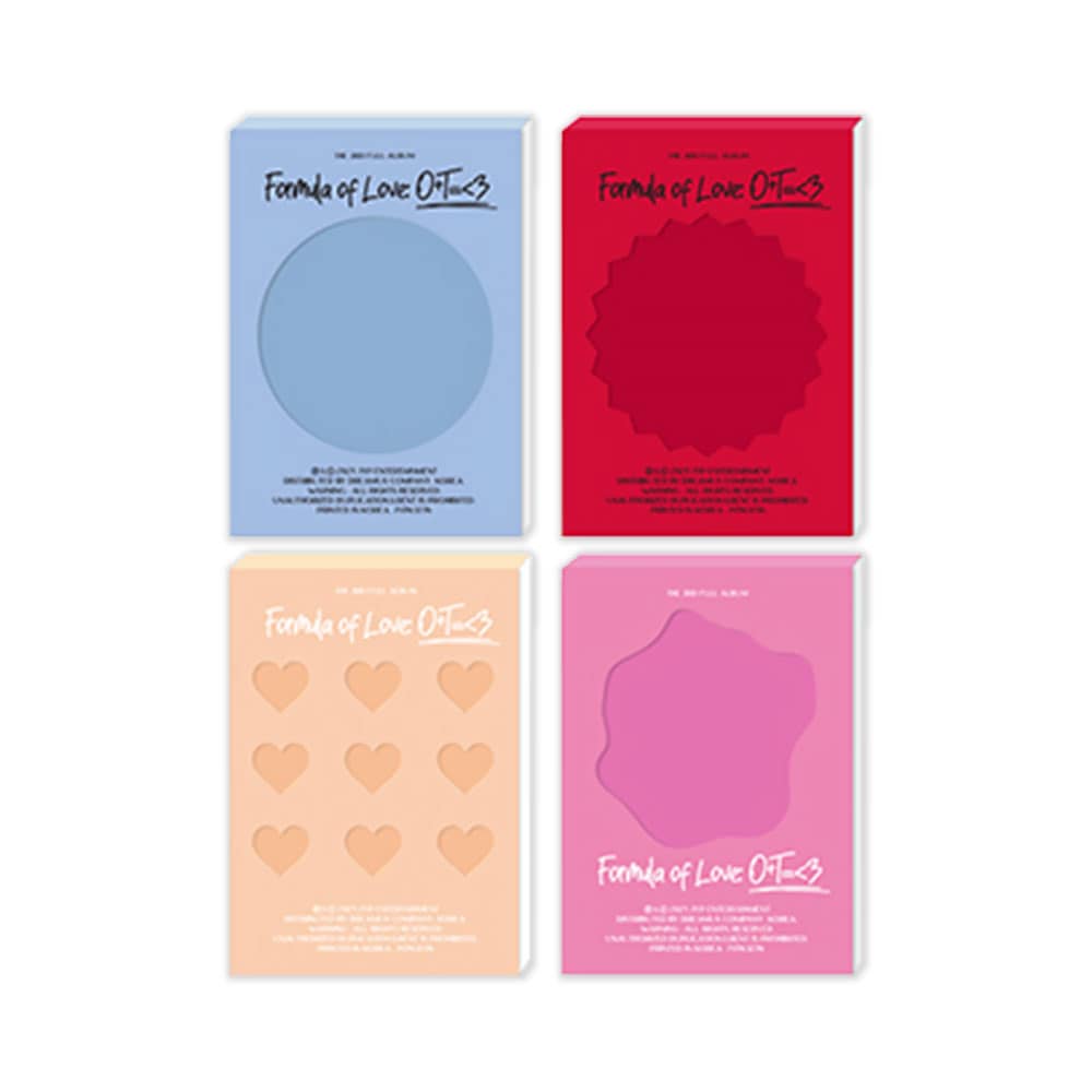 TWICE - Formula of Love: O+T=3 / Photobook ver / アルバム4種SET + RANDOM Pre-order photocard set