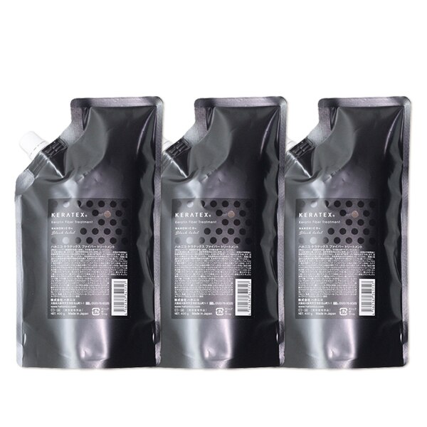 ケラテックス ファイバー トリートメント 400g 詰め替え 3個 セット 8,156円