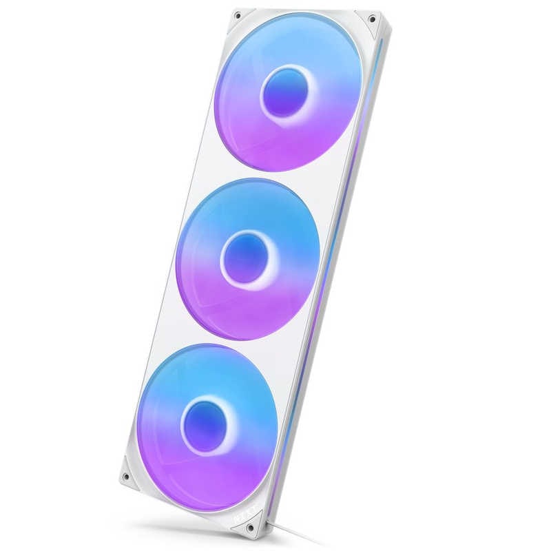 NZXT　ケースファン シングルフレーム F420 RGB CORE [ 420mm / 2400RPM ] ホワイト　RF-U42HF-W1