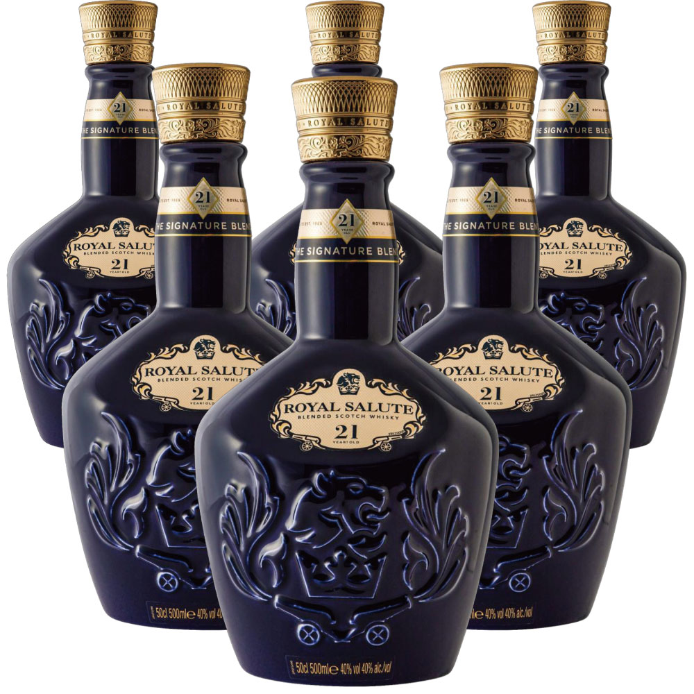 ローヤルサルート 21年 6本セット シグネチャーブレンド 500ml / ブレンデッドスコッチウイスキー イギリス