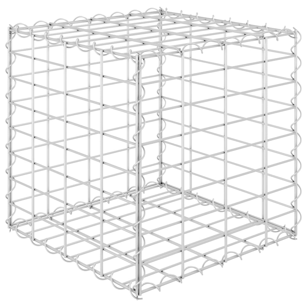 キューブ ガビオン レイズドベッド スチール製 40x40x40cm