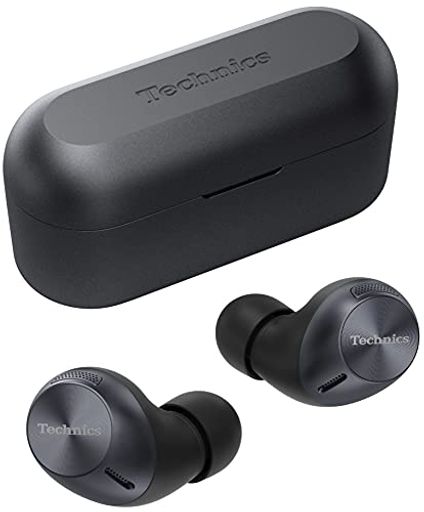 テクニクス ワイヤレスイヤホン EAH-AZ40-K ブラック BLUETOOTH マルチポイント IPX4 アプリ対応イヤホン