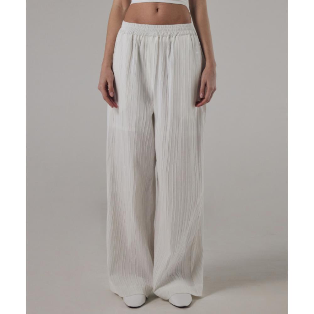 TREEMINGBIRD Easy Wear Setup Pants White TMB241PT404_0