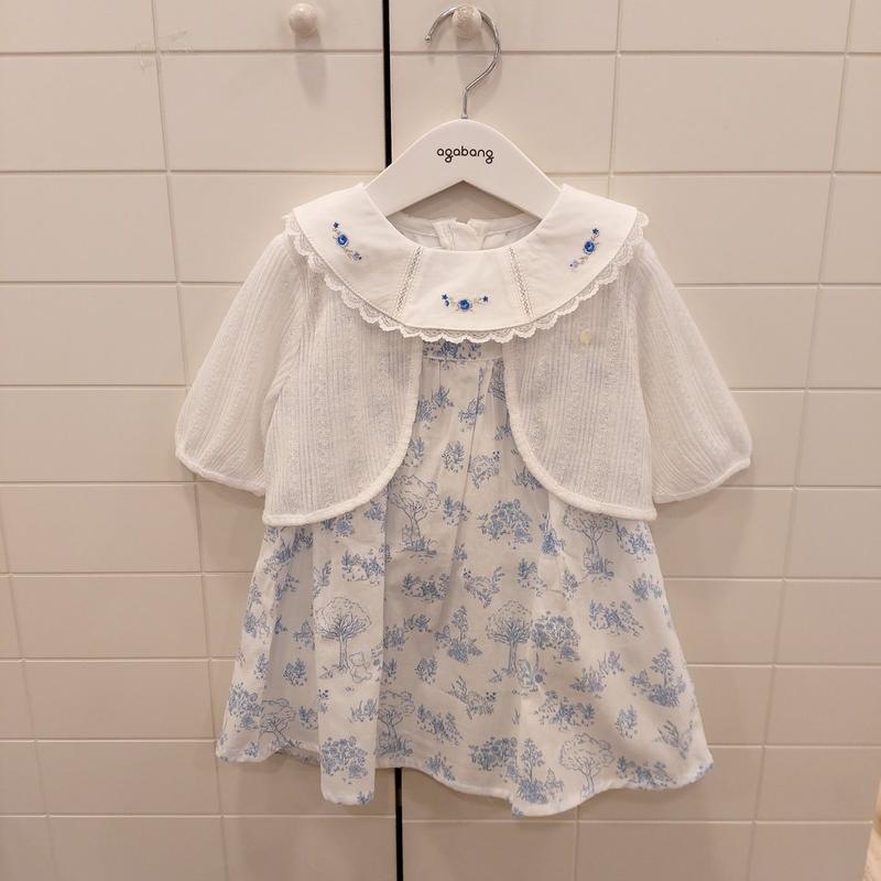 NC清州店 26年夏の新商品 エリー ノースリーブ ワンピース カーディガン セット 01T324053 ECJ