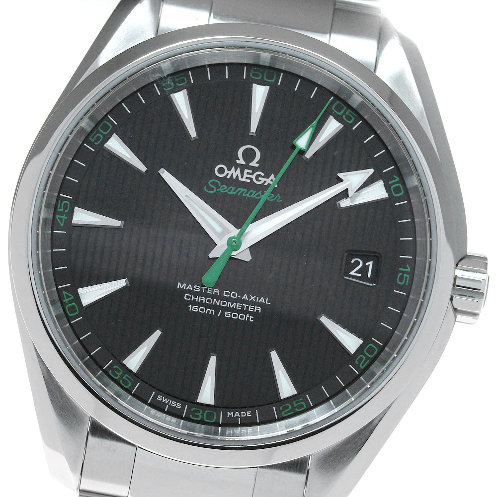ジャンク オメガ OMEGA 231.10.42.21.01.004 シーマスター アクアテラ マスターコーアクシャル ゴルフ 自動巻き 内箱・保証書付_825699【中古】 215,150円