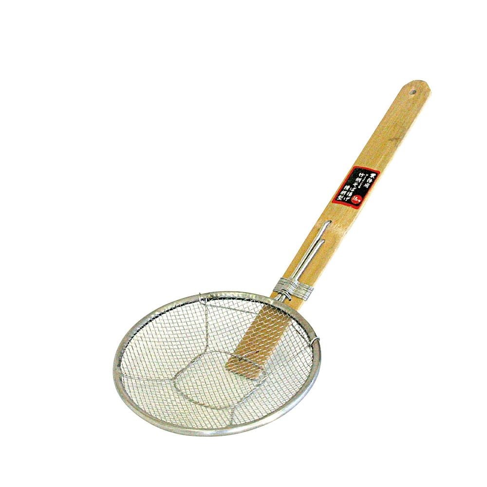 （まとめ買い）カンダ SD 18-8竹柄そば揚げ 横型 27cm [x3]