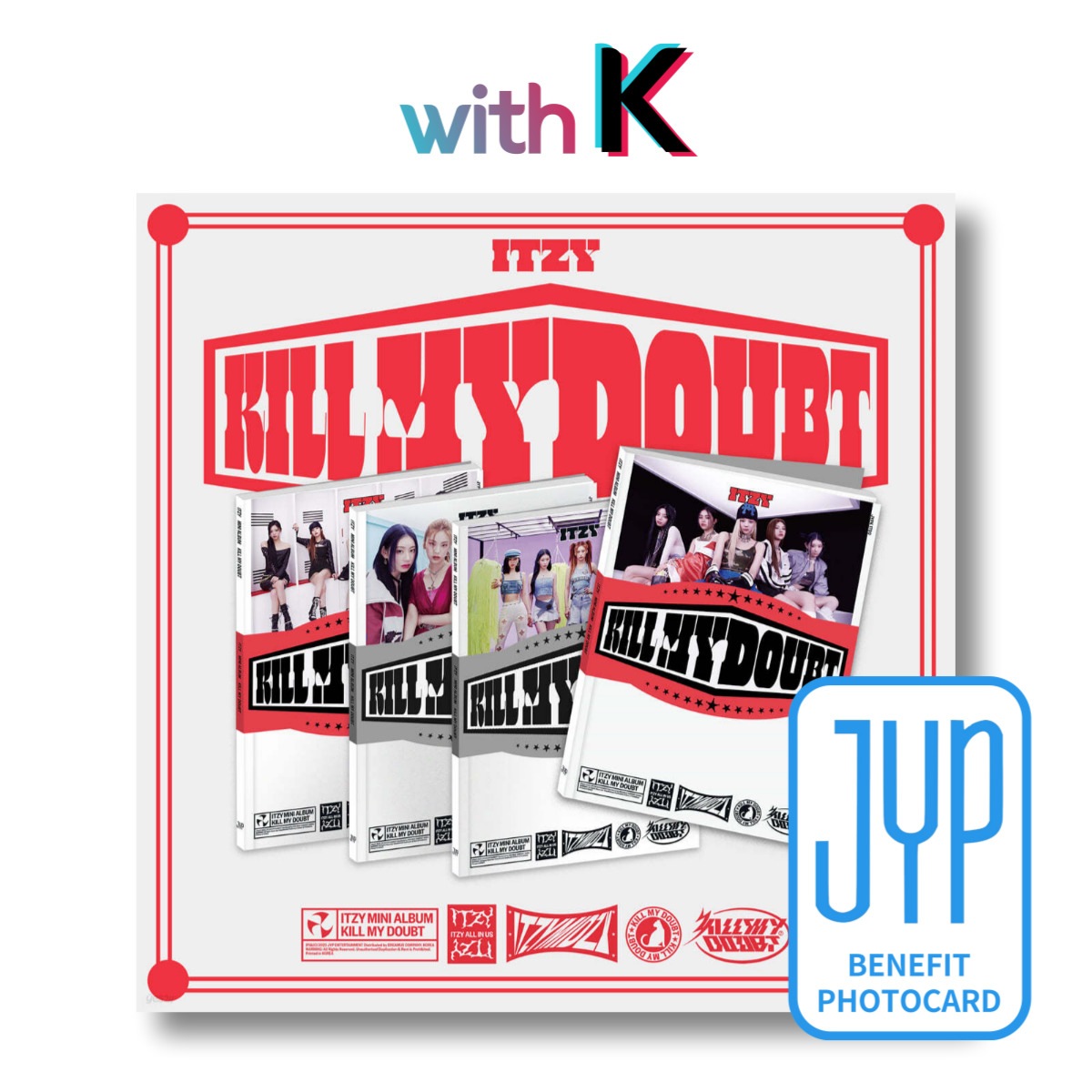 [特典] (SET) ITZY - KILL MY DOUBT / 7th Mini Album (STANDARD)