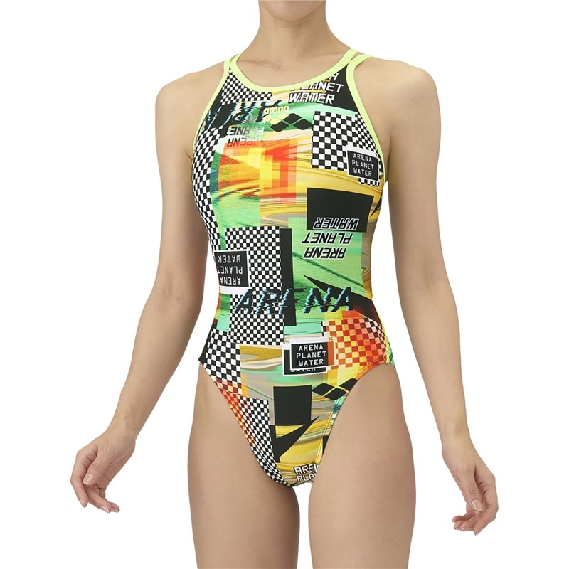 トレーニングワンピース 水泳水着W 非公認 (as5fwm22l-bkyl)