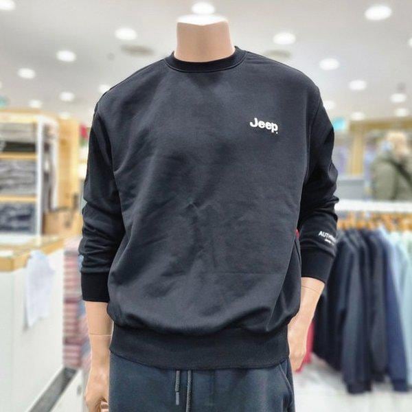 男女共用レタリングルーズフィットスウェットシャツ(JQ1TSU811_BK)_DG