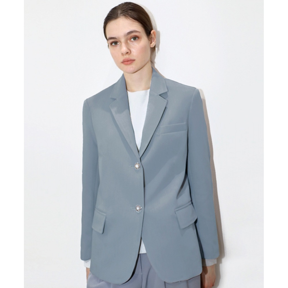 DAMAGE MNEMONIC フォーマルアッシュブルージャケット_ Formal Ash Blue JK